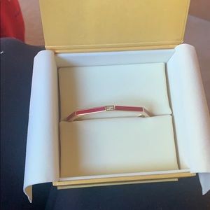 Fendi pink cuff bracelet